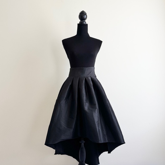 Vintage Nordstrom High-Low Formal Skirt – Black, Size...